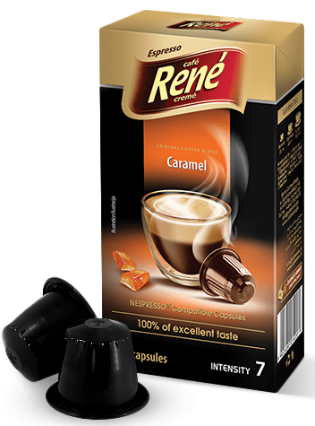 René Espresso Caramel kapsule za kavne aparate Nespresso, 10 kosov