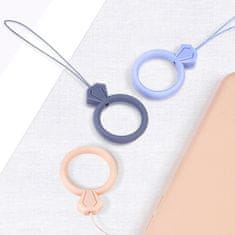 MG Diamond Ring obesek za mobilni telefon, vijolična