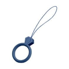 MG Diamond Ring obesek za mobilni telefon, temno modra