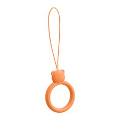 MG Bear Ring obesek za mobilni telefon, oranžna