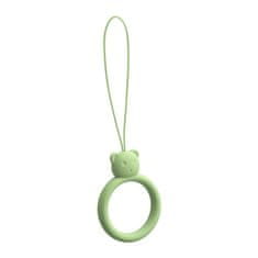 MG Bear Ring obesek za mobilni telefon, zelena