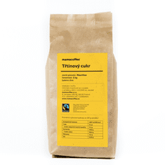 mamacoffee Fairtrade trsni sladkor Mauritius 1000 g - Zlate barve z nežnim maslenim okusom