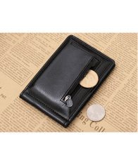 TOŠN Moška denarnica Minimal črna