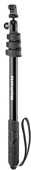 Manfrotto Compact Xtreme 2-In-1 foto Monopod in selfi palica - (MPCOMPACT-BK)