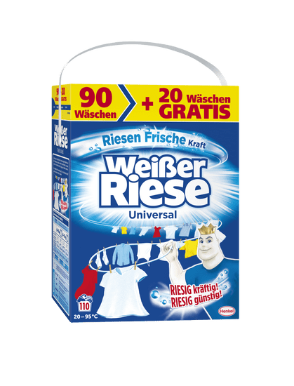 Weißer Riese pralni prašek Universal, 7,15 kg, 90 + 20 pranj