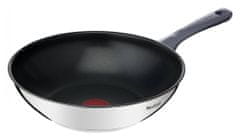 Tefal Daily Cook wok ponev s pokrovom, 28 cm (G7309955)