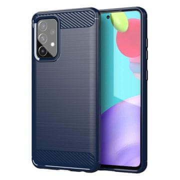 HURTEL Hurtel Carbon ovitek za Samsung Galaxy A72 4G, moder