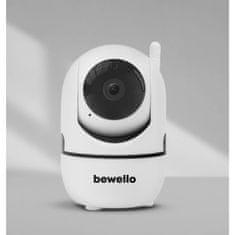 bewello Smart Wi-Fi vrtljiva nadzorna kamera FullHD 1080p Tuya smart bela