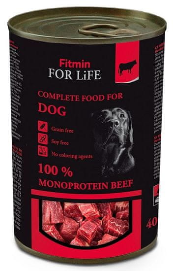 Fitmin hrana za pse Dog tin beef, 6x400 g