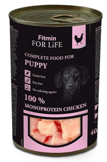 Fitmin hrana za pse Dog tin puppy chicken, 6x400 g