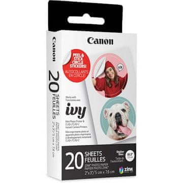 Canon Zink Circle foto papir, 20 pack, za Zoemini