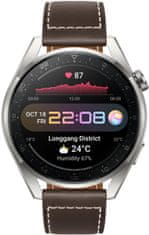 Huawei Watch 3 Pro pametna ura, srebrno-rjava