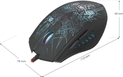 Defender Doom Fighter GM-260L optična gaming miška + podloga