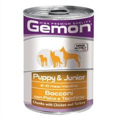 Puppy&Junior hrana za pse, s piščancem in puranom, 24 x 415 g