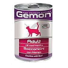  Gemon Adult hrana za mačke, z govedino, 24 x 415 g