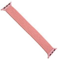 FIXED Nylon Strap pašček za Apple Watch 38/40 mm, velikost S, najlonski, roza (FIXENST-436-S-PI)