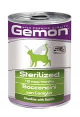 Gemon Sterilized hrana za sterilizirane mačke, s kuncem, 24 x 415 g