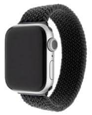 FIXED Nylon Strap pašček za Apple Watch 38/40mm, velikost XS, najlonski, črn (FIXENST-436-XS-BK)
