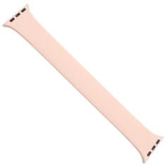FIXED Silicone Strap pašček za Apple Watch 42/44 mm, velikost L, silikonski, roza (FIXESST-434-L-PI)