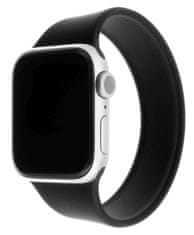 FIXED Silicone Strap pašček za Apple Watch 42/44 mm, velikost S, silikonski, črn (FIXESST-434-S-BK) - Odprta embalaža