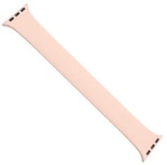FIXED Silicone Strap pašček za Apple Watch 42/44 mm, velikost S, silikonski, roza (FIXESST-434-S-PI)