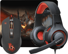 Defender Devourer MHP-006 gaming komplet slušalke + miška + podloga
