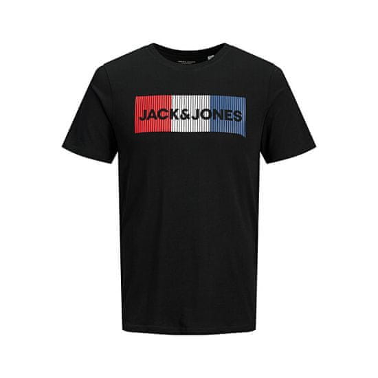 Jack&Jones Moška majica JJECORP 12151955 Black PLAY SLIM