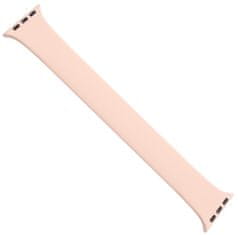 FIXED pašček Silicone Strap za Apple Watch 38/40mm, velikost S, elastični, silikonski, roza (FIXESST-436-S-PI)