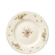 Rosenthal ROSENTHAL SANSSOUCI ELFENBEIN MOOSROSE NEU POLIERGOLD ROMANA Krožnik 26 cm