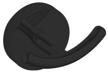 AQUALINE SAMBA Črni Dvojni Kljuk, Okrogli Design