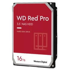 Western Digital Red Pro trdi disk, 16 TB, SATA 3, 3,5, 7200 obr/min, 512 MB (WD161KFGX)