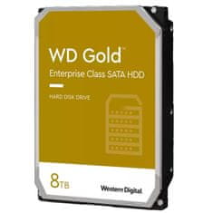 Western Digital Gold trdi disk, 8 TB, SATA 3, 3,5, 7200 obr/min, 256 MB (WD8004FRYZ)