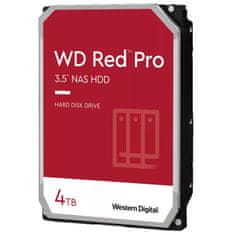 Western Digital Red Pro trdi disk, 4 TB, SATA 3, 3,5, 7200 obr/min, 256 MB (WD4003FFBX)