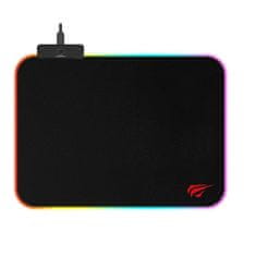 Havit Gamenote MP901 RGB gaming podloga za miško, 36x26 cm, črna