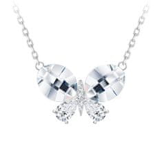 Preciosa Očarljiva srebrna ogrlica Devotion s češkim kristalom Preciosa 6147 00