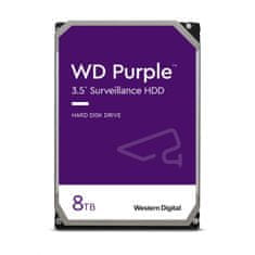 Western Digital Purple trdi disk, 8 TB, SATA3, 5640 rpm, 128 MB