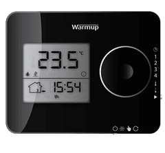 WARMUP TEMPO programski termostat ČRNI
