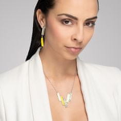 Preciosa Brezčasna jeklena ogrlica Desire s češkim kristalom Preciosa 7423 71