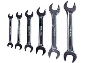 Extol Craft Ploski ključi (6106B) komplet 6 kosov: 6x7, 8x9, 10x11, 12x13, 14x15, 16x17 mm, širine 60 cm.