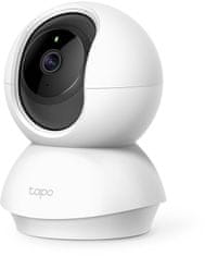 TP-Link Tapo C210 nadzorna kamera, Pan/Tilt, FHD, Wi-Fi, bela