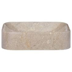 Vidaxl Umivalnik siv 40x40x10 cm marmor