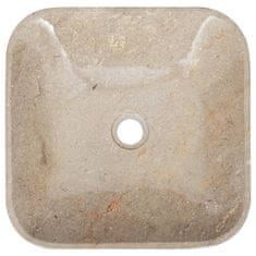 Vidaxl Umivalnik siv 40x40x10 cm marmor