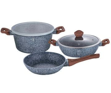 Berlingerhaus bh-7060 granitni lončni set