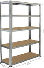 Fieldmann FDR 1820 regal, kovinski, 180 × 120 × 40 cm (50004620)