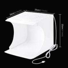 Puluz Studio photo box z LED osvetlitvijo 23 cm