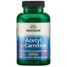 Swanson Acetil-L-karnitin 500 mg, 100 kapsul