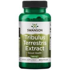 Swanson Tribulus Terrestris Extract, Izvleček Tribulus Terrestris, 500 mg, 60 kapsul