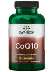Swanson CoQ10 (koencim Q10), 200 mg, 90 kapsul