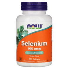NOW Foods Selen, 100 mg, 250 tablet