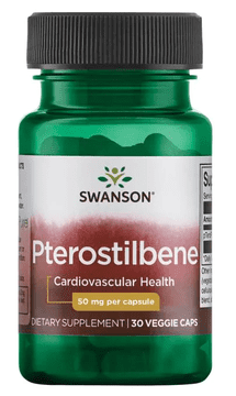 Swanson Pterostilben - 50 mg, 30 zeliščnih kapsul